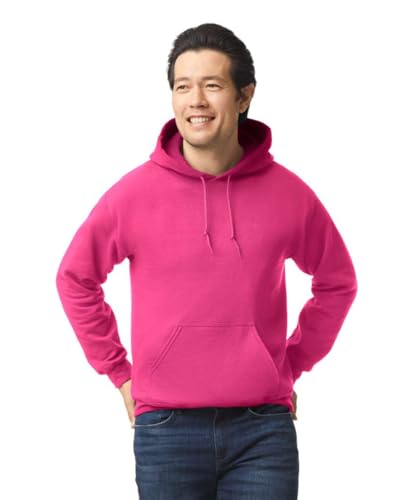 TICTEX Hoodie Herren große Größen by Gildan - Sweatshirt mit Kapuze - Kapuzenpullover in vielen Farben - Coole Hoodies - Heliconia, 3XL TICTEX Hoodie Herren große Größen by Gildan - Sweatshirt mit Kapuze - Kapuzenpullover in vielen Farben - Coole Hoodies - Heliconia, 3XL von TICTEX