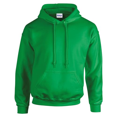 TICTEX Hoodie Herren by Gildan | Kapuzenpullover S - 5XL in vielen Farben | Heavy Blend Komfortable Passform Langlebig und Stilvoll | Ideal für den Alltag und Sport | Irish Green, M von TICTEX