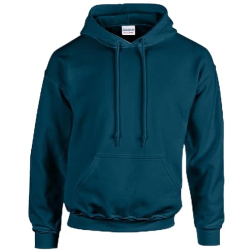 TICTEX Hoodie Herren by Gildan | Kapuzenpullover S - 5XL in vielen Farben | Heavy Blend Komfortable Passform Langlebig und Stilvoll | Ideal für den Alltag und Sport | Legion Blue, M von TICTEX