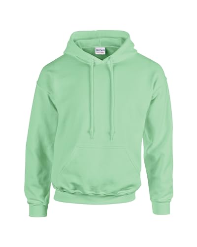 TICTEX Hoodie Herren by Gildan | Kapuzenpullover S - 5XL in vielen Farben | Heavy Blend Komfortable Passform Langlebig und Stilvoll | Ideal für den Alltag und Sport | Mint Green, 3XL von TICTEX