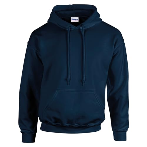 TICTEX Hoodie Herren by Gildan | Kapuzenpullover S - 5XL in vielen Farben | Heavy Blend Komfortable Passform Langlebig und Stilvoll | Ideal für den Alltag und Sport | Navy, 4XL von TICTEX