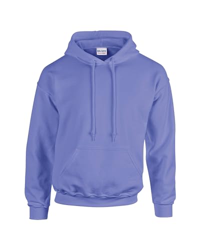 TICTEX Hoodie Herren by Gildan | Kapuzenpullover S - 5XL in vielen Farben | Heavy Blend Komfortable Passform Langlebig und Stilvoll | Ideal für den Alltag und Sport | Violet, M von TICTEX