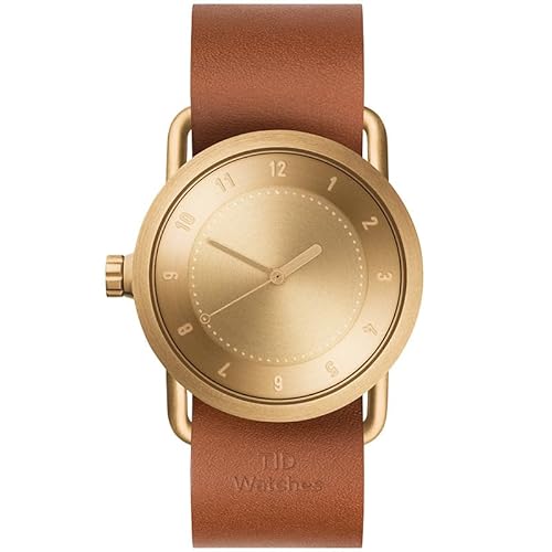 TID Goldene Uhr für Damen, 36 mm, Nische, leichter Luxus, einfache Paaruhr, Studenten-Stil, wasserdicht, Retro- und modische Damenuhr von TID