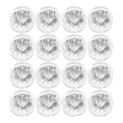 TIDTALEO 50 Stück Silikon Ohrring Stopper Klar Für Dünne Ohrstecker Sicherer Halt Weich Wiederverwendbar Druckmindernd Für Damen Herren von TIDTALEO