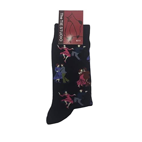 Dancing Couples Strictly Waltz Jive Salsa Unisex Novelty Ankle Socks Size 6-11 von TIE Studio