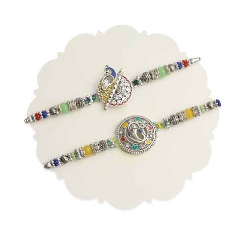 TIED RIBBONS Rakhi for Brother Set of 2 Rakhi Set | Mini Card | Roli Tikka - Raksha Bandhan Rakhi Bracelet for Brother Rakhi 2 Set | Rakhi for Bhaiya | Bhai Rakhi Thread TIED RIBBONS Rakhi for Brother Set of 2 Rakhi Set | Mini Card | Roli Tikka - Raksha Bandhan Rakhi Bracelet for Brother Rakhi 2 Set | Rakhi for Bhaiya | Bhai Rakhi Thread von TIED RIBBONS