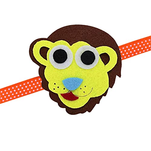 TIED RIBBONS Rakhi for Kids with Raksha Bandhan Rakhi Card and Roli Chawal Tika - Cartoon Rakhi Thread Kids Rakhi for Brothers Rakhi Kids Bhai Rakhi Bracelet for Brothers von TIED RIBBONS