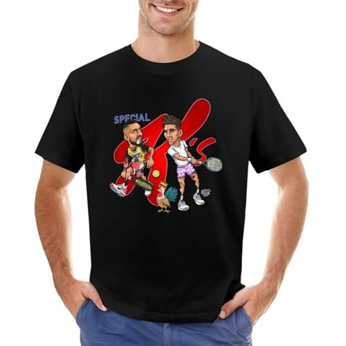 Special-K-s-Nick-Kyrgios-Thanasi-Kokkinakis-T-Shirt-Cute-Tops-Oversized-t-Shirts-Oversized-t Black BlackL von TIEGUAN