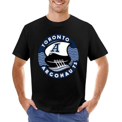 Toronto-Argonauts-Throwback-Ship-T-Shirt-Blouse-T-Shirt-for-a-Boy-Mens-Workout-Shirts Black BlackXL von TIEGUAN