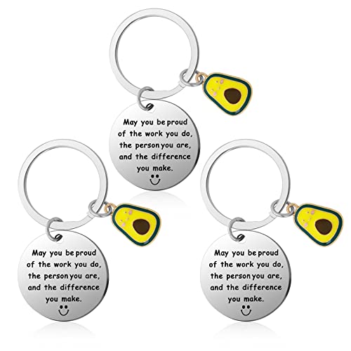 TIESOME 3PCS Schlüsselanhänger Lustige Geschenke, Inspirational Keychain Edelstahl Einzigartige Freundschaft Geschenke Zubehör für beste Freunde Schlüsselanhänger Schwestern Männer Frauen (Stil B) von TIESOME