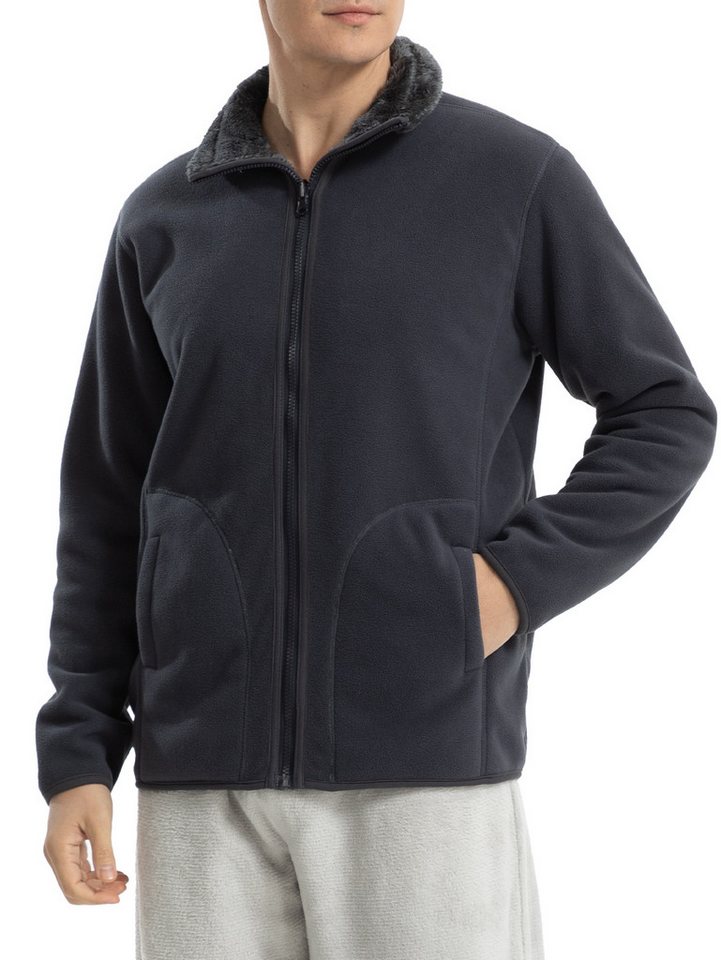 TIESTRA Fleecejacke Herren – Winterjacke Windjacke Fleece Sweatjacke (1-St) Gr. XS, S, M, L, XL von TIESTRA
