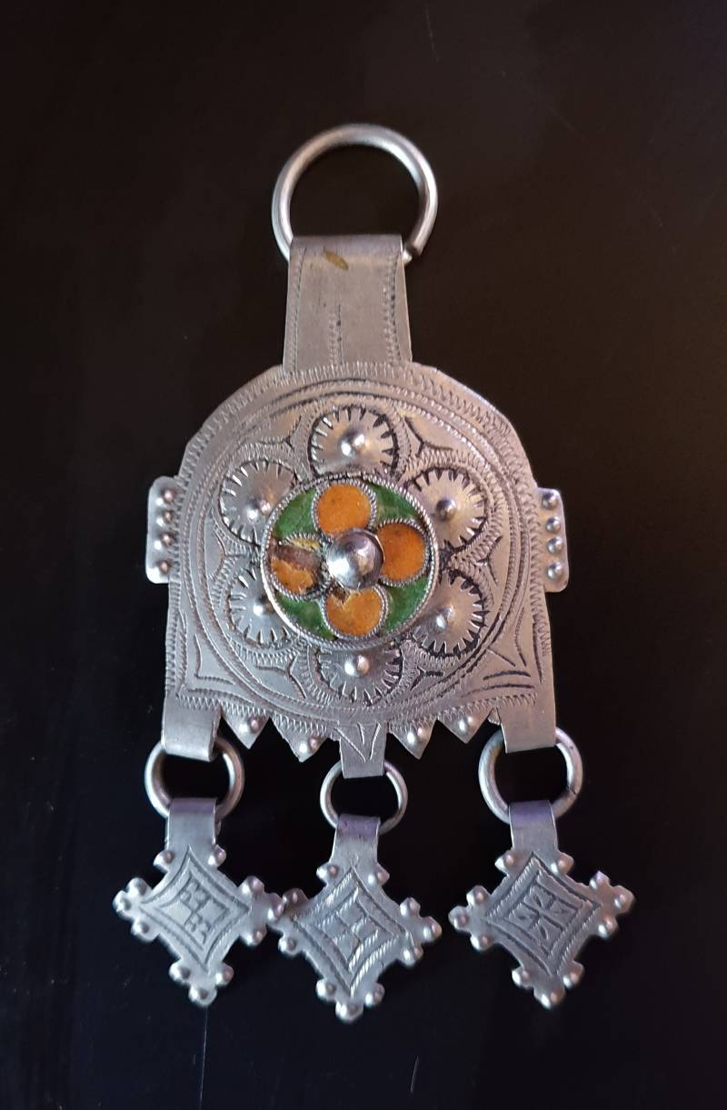 Marokko Berber-Anhänger in Silber, Nielle Und E-Mail - Region Tiznit Des Südens von TIFINAGH