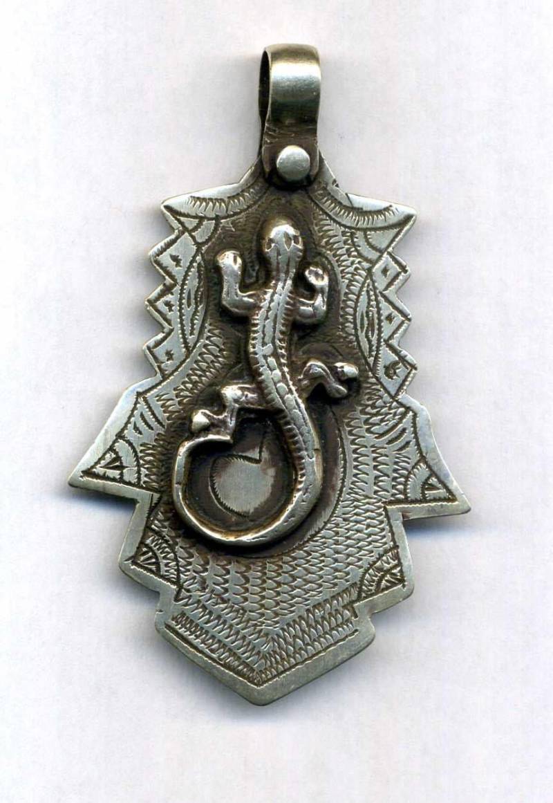 Marokko - Hand Der Fatima in Silber Khamsa Salamander Aus Essaouira von TIFINAGH