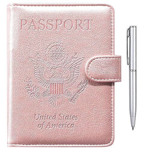 TIGARI Reisepasshüllen Reisepasshüllen Reisepass und Impfkartenhalter Combo, ultradünne Reisepasshülle für Damen und Herren, B-Roségold, Stil B TIGARI Reisepasshüllen Reisepasshüllen Reisepass und Impfkartenhalter Combo, ultradünne Reisepasshülle für Damen und Herren, B-Roségold, Stil B von TIGARI