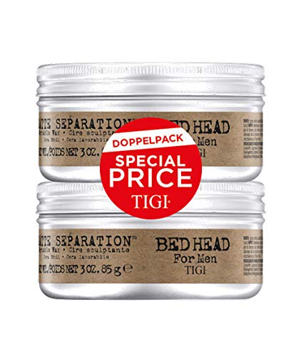 BED HEAD for Men Matte Separation Workable Wax Doppelpack von TIGI