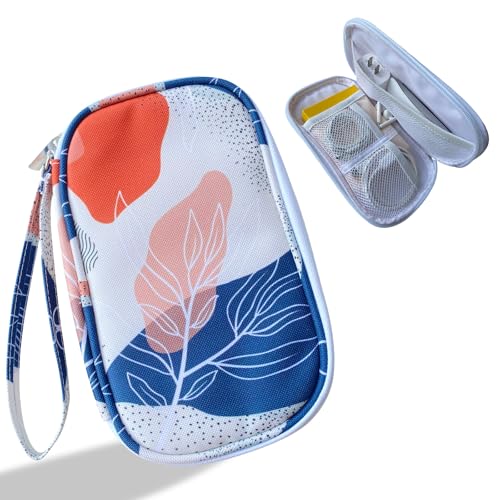 Elektronik-Organizer, Reisetasche, Kabel-Organizer, Reiseutensilien, Tech-Tasche, geeignet für Ladegerät, Kabel, Telefon, Flash-Laufwerk, Wüstenblatt Elektronik-Organizer, Reisetasche, Kabel-Organizer, Reiseutensilien, Tech-Tasche, geeignet für Ladegerät, Kabel, Telefon, Flash-Laufwerk, Wüstenblatt von TIHYWR