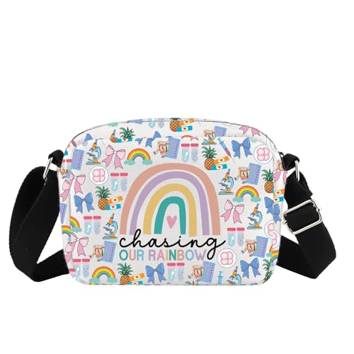Chasing Our Rainbow Gift IVF Mama Geschenk IVF Transfer Day Muttertag Umhängetasche, Unser Rainbow Cb von TIIMG