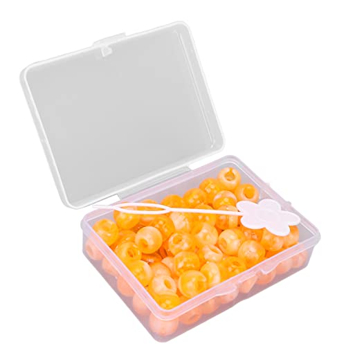 Haarperlen für Mädchen, Dreadlock-Dekorationen aus Kunststoff und Harz, 74-teiliges Haarflechtperlen-Set, Haarringe mit Haarhakennadel und Aufbewahrungsbox für Selbstgemachtes von TIKATARER