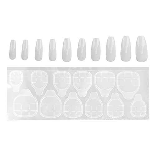 Lange Presse auf Nägeln, 10pcs Sarg Press auf Nägeln Langer Presse Gefälschte Nägel Sarg Press auf Nägeln Falsche Nägel Falsche Nägel Vollbedeckung Nägel für Frauen und Mädchen von TIKATARER