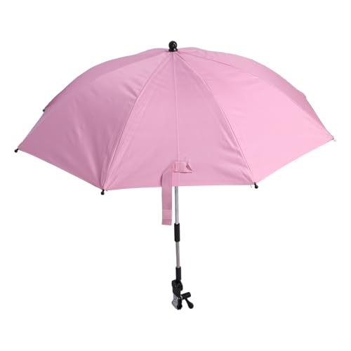 TIKATARER Kinderwagen Regenschirmbefestigung, Regenschirm für Kinderwagen Falten Sun Shade Protection Shading Dach Baby Parasol Clamp/Holder auf Baby Parasol für Trolley, Rollstuhl, Strandstuhl von TIKATARER