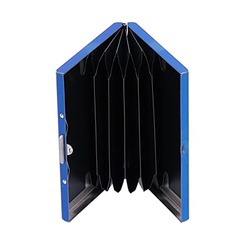 TIKATARER Kreditkartenbuch, Edelstahl Slim Visitenkarte Brieftaschen -Visitenkartenhalter Metall Blocking Hülle Geldbeutel Name KARTERHALTER METALLKARTEN Halter für Frauen Männer von TIKATARER