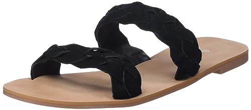 TILDEN Damen Flat Sandal, Schwarz, 36 EU von TILDEN