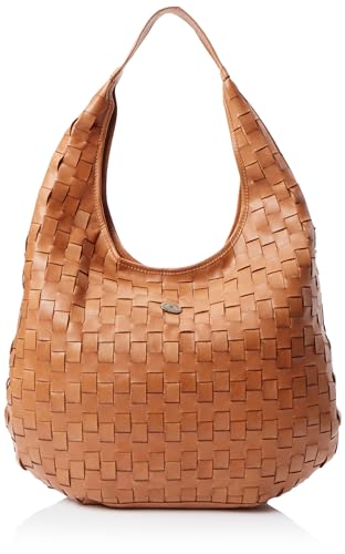 TILDEN Women's Leder Shopper, HELLKAMEL von TILDEN