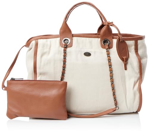 TILDEN Women's Shopper Bag, Braun Beige von TILDEN