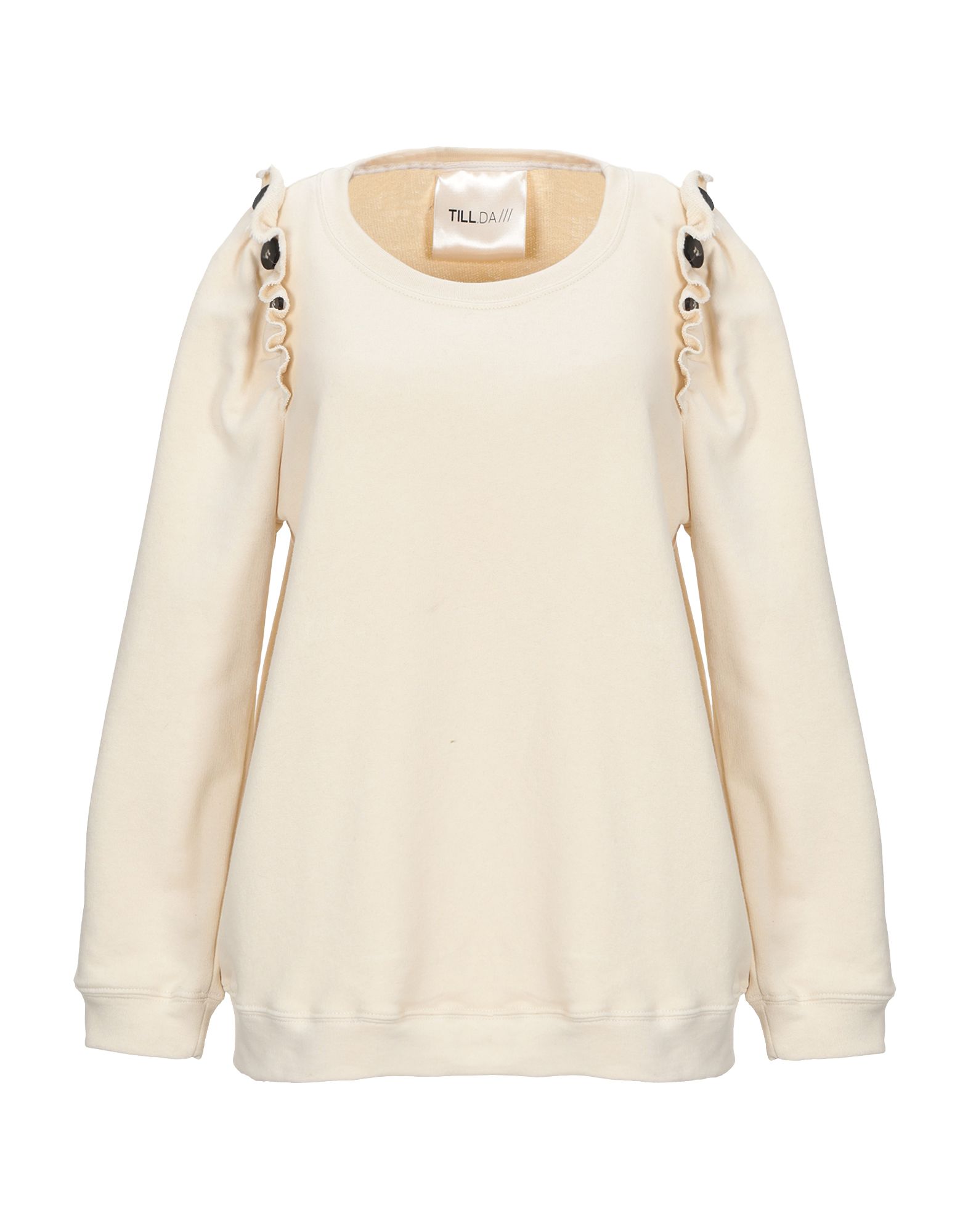 TILL.DA Sweatshirt Damen Beige von TILL.DA
