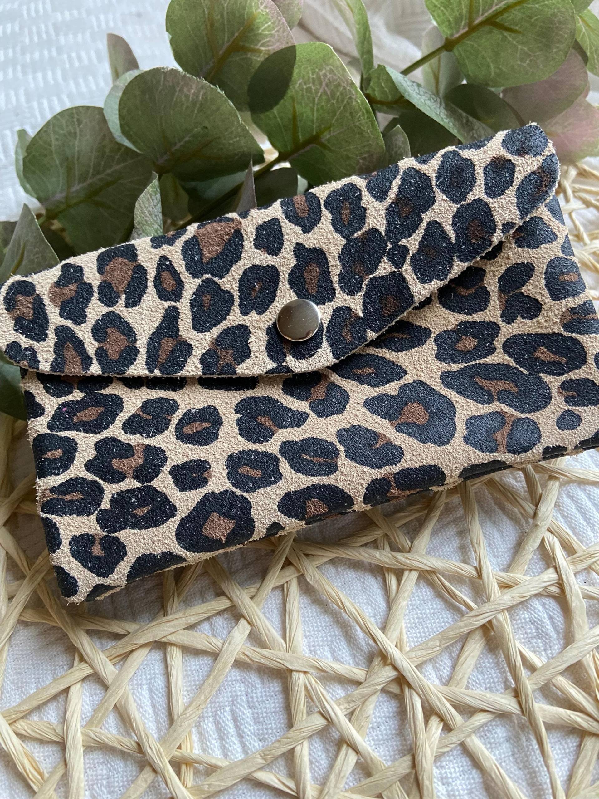 Geldbeutel Leo, Portemonnaie, Klein Oder Groß, Geldbörse, Leoprint von TILLundPAULA