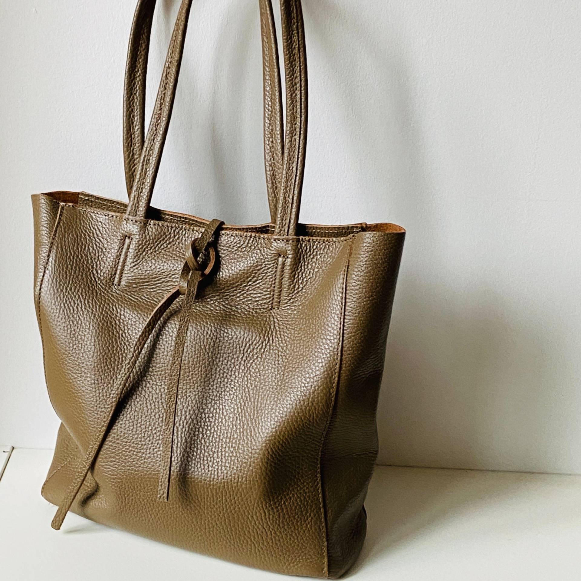 Handtasche/Leder Mintgrün, Tragetasche, Kleine Tasche Handtasche/Leder Mintgrün, Tragetasche, Kleine Tasche von TILLundPAULA