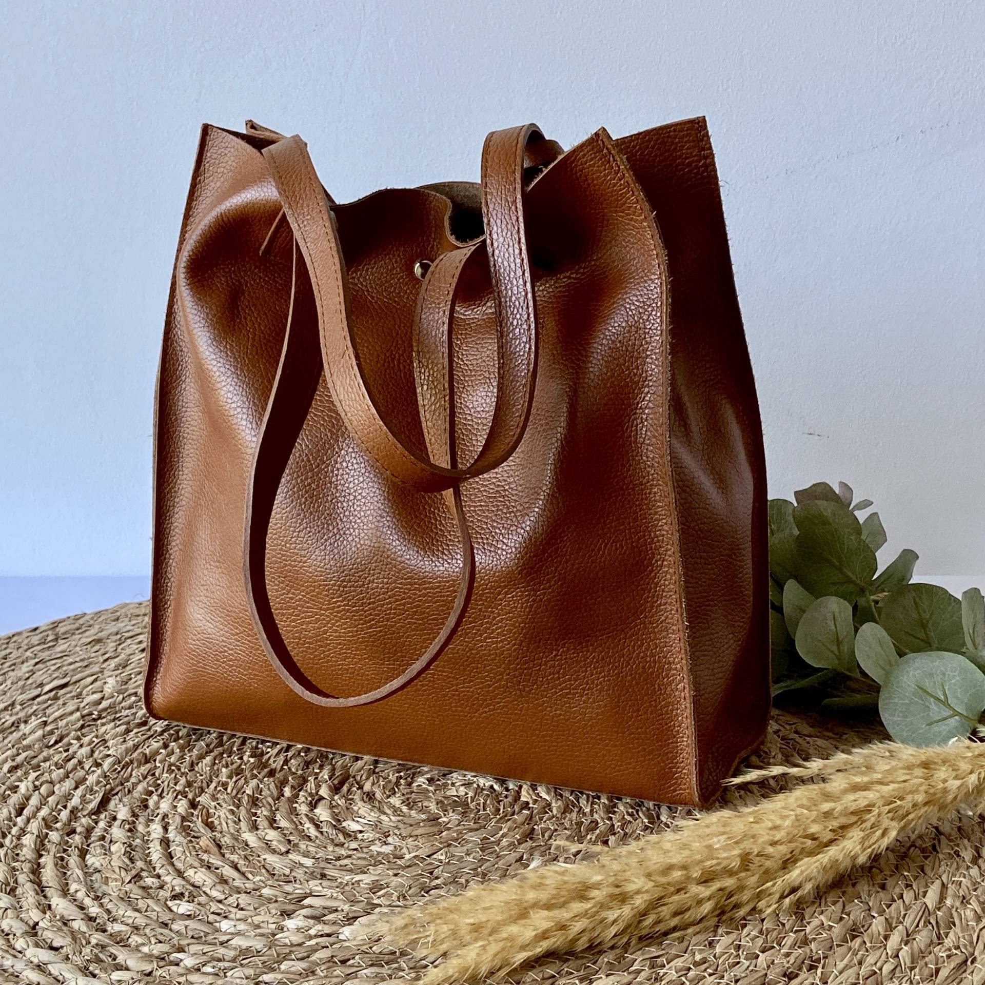 Handtasche/Leder Shopper Xl Tasche von TILLundPAULA