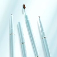 TIMAGE - Misty Sketch Eyebrow Pen with Refill - 4 Colors 04# Ash with Refill (70mg x 2) von TIMAGE