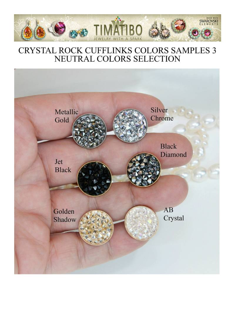 Manschettenknöpfe Für Bräutigam Trauzeuge Europäisch Kristall Schwarze Krawatte Hochzeit Formelle Bürokleidung Frauen Vater Der Braut Vatertag Ga8 von TIMATIBO