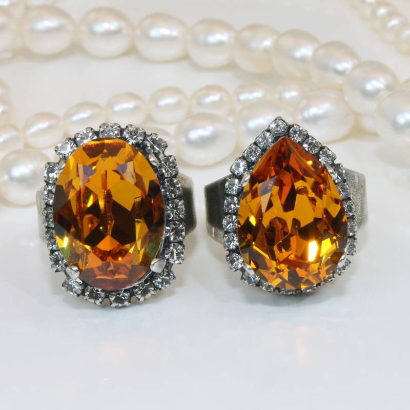 Topas Ring Kristall Amber Topaz Gelb Hochzeit Tropfen Edelstein Oval Einstellbar Cocktail Brautjungfer Bernstein Hochzeit, Antik Silber, Sor57 Topas Ring Kristall Amber Topaz Gelb Hochzeit Tropfen Edelstein Oval Einstellbar Cocktail Brautjungfer Bernstein Hochzeit, Antik Silber, Sor57 von TIMATIBO