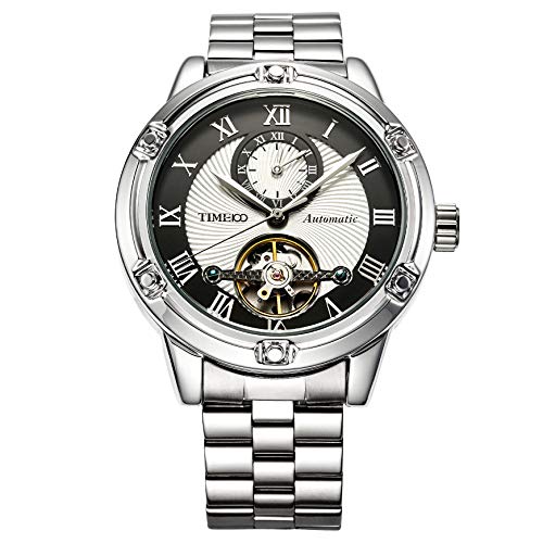 TIME100 Mechanische Uhr Mode Retro High-End Automatikuhr als Geschenk für Herrenuhr von TIME100