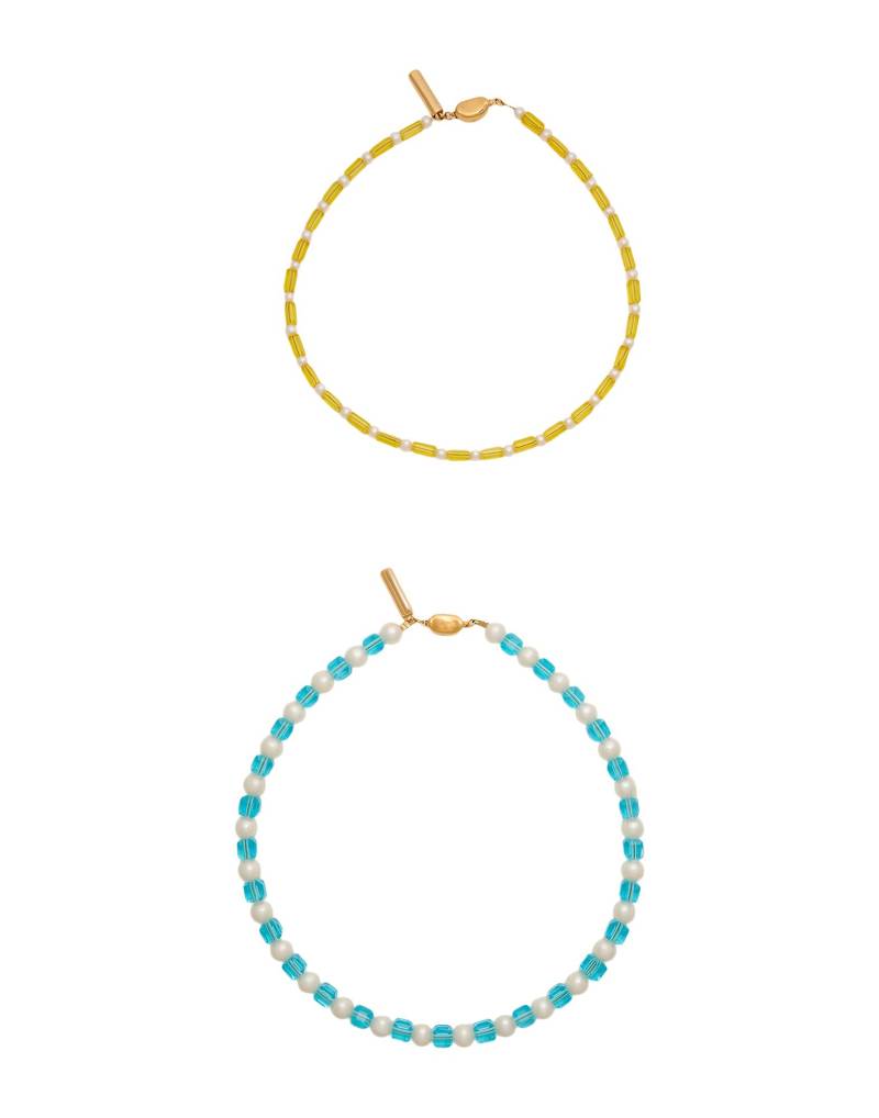 TIMELESS PEARLY Halskette Damen Gelb von TIMELESS PEARLY