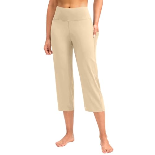 Sommerhose Damen Leicht 3/4 Hosen Casual Loose Fit Einfarbig Hose Mit Taschen Sommer Freizeithose Weich Bequem Stoffhose 2024 Yogahose Sporthose Sommerhose Damen Leicht 3/4 Hosen Casual Loose Fit Einfarbig Hose Mit Taschen Sommer Freizeithose Weich Bequem Stoffhose 2024 Yogahose Sporthose von TIMELYE