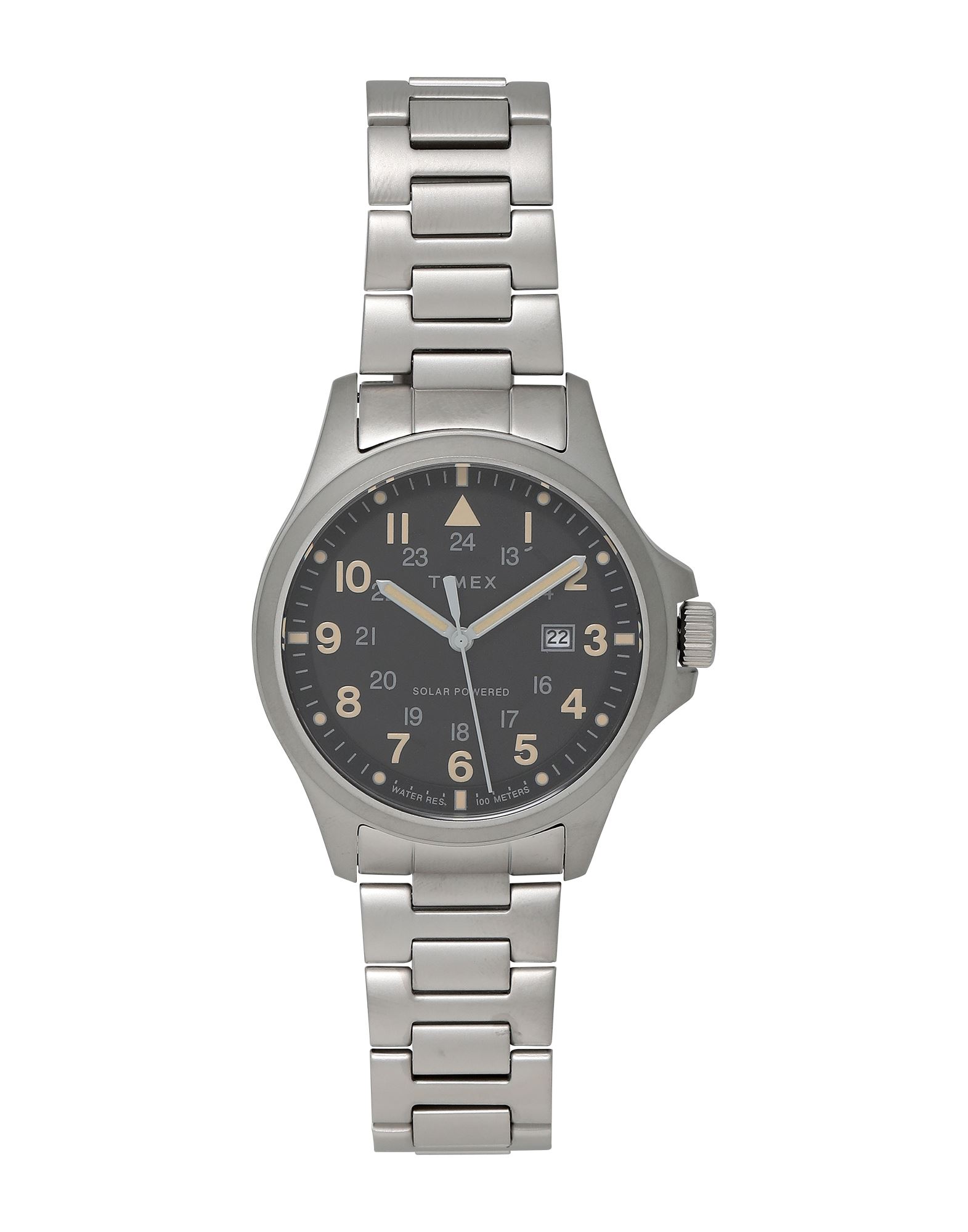 TIMEX Armbanduhr Herren Silber von TIMEX