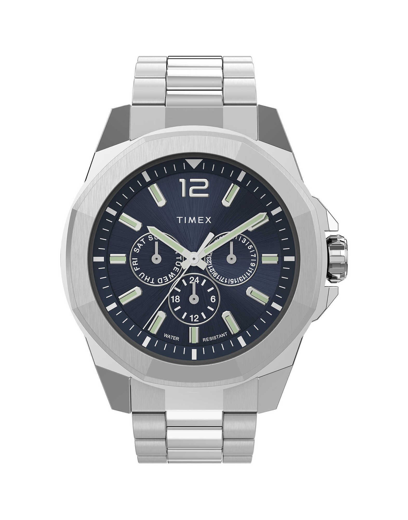 TIMEX Armbanduhr Herren Silber von TIMEX