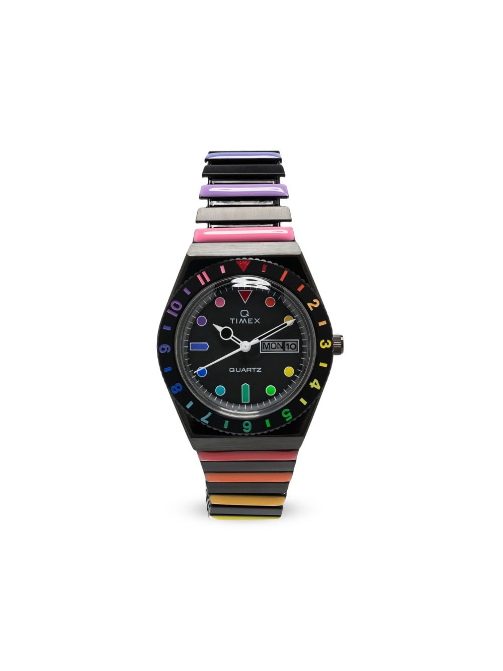TIMEX Q Rainbow Armbanduhr 36mm - Schwarz von TIMEX