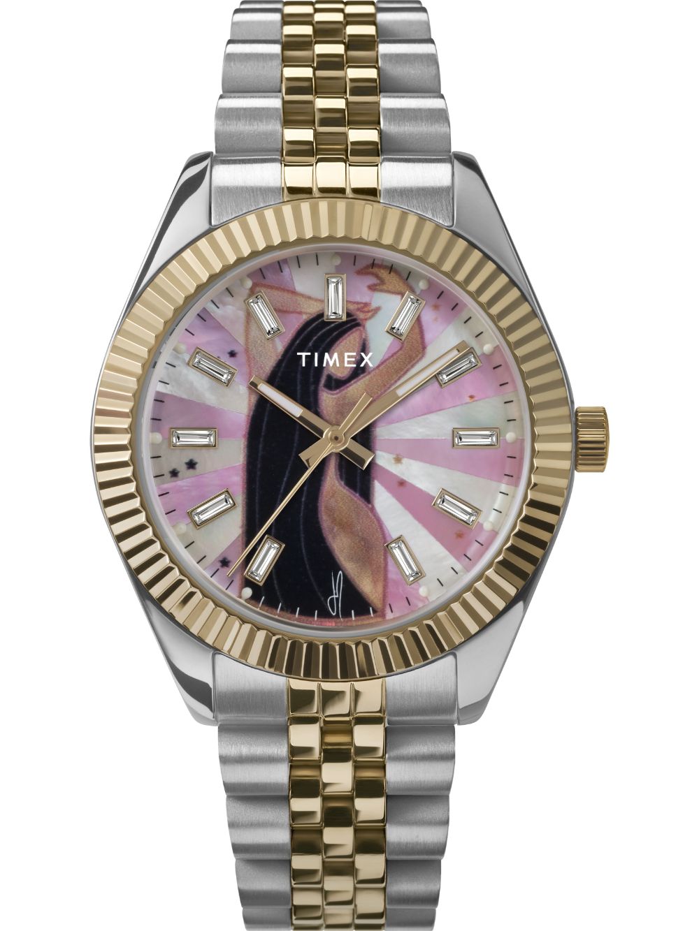 TIMEX x Jacquie Aiche Zifferblatt 36mm - Rosa von TIMEX