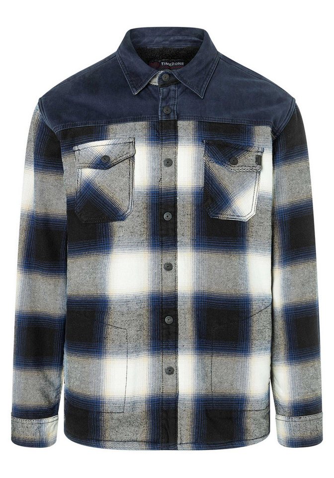 TIMEZONE Anorak Overshirt Fabricmix padded von TIMEZONE