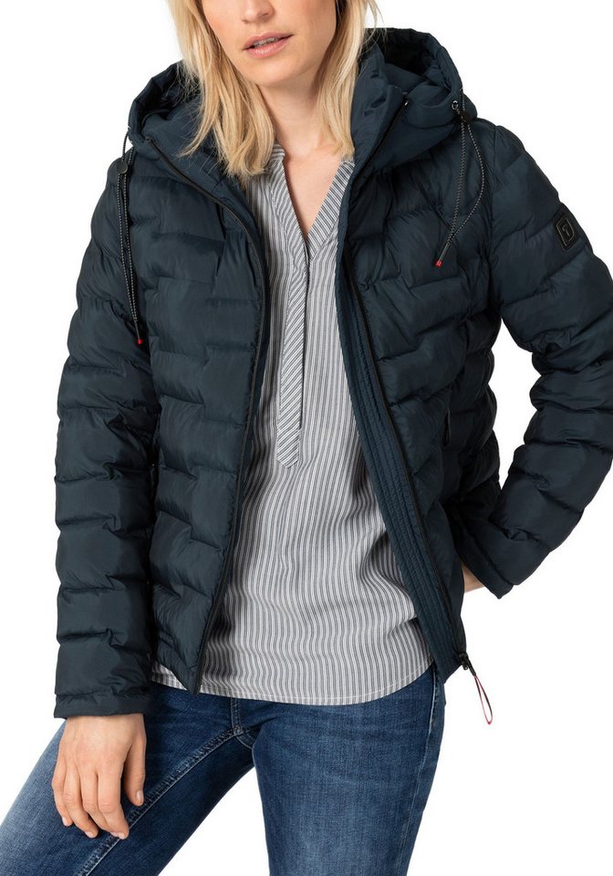 TIMEZONE Blouson Puffer- wasserabweisend recycelte Wattierung Short Bonded Jacket von TIMEZONE