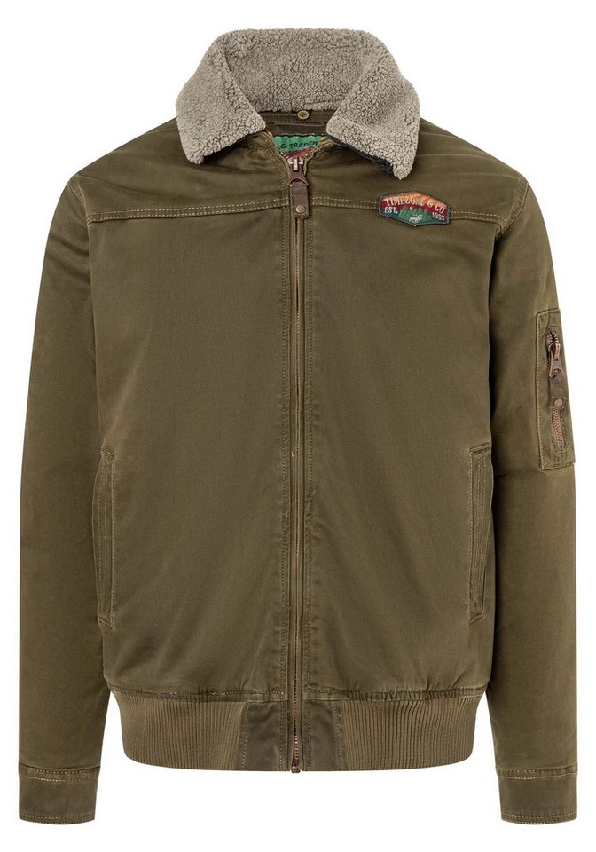 TIMEZONE Blouson Zeitlose Jacke mit modischem Kragen-Design Biker Jacket von TIMEZONE