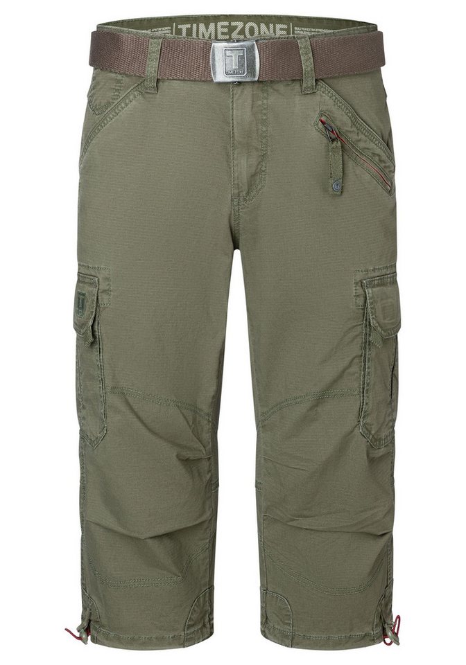 TIMEZONE Cargoshorts Cargo mit Gürtel und Design Taschen Loose MilesTZ Short von TIMEZONE