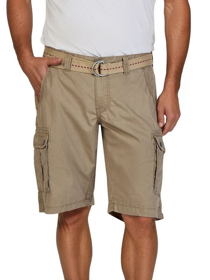 TIMEZONE Cargoshorts Herren Shorts MaguireTZ Regular Fit Bermudashorts mit Gürtel von TIMEZONE
