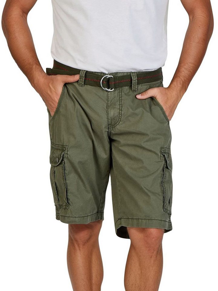 TIMEZONE Cargoshorts Herren Shorts MaguireTZ Regular Fit Bermudashorts mit Gürtel von TIMEZONE