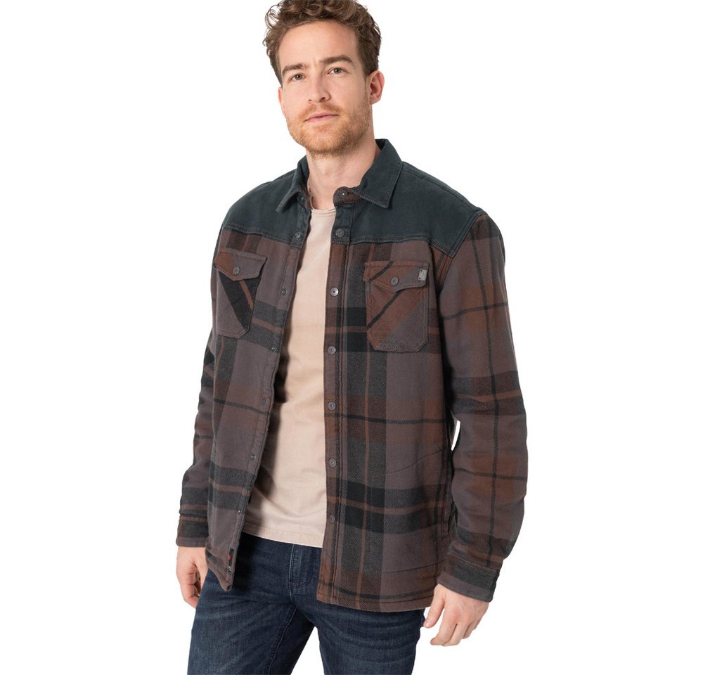 TIMEZONE Hemdjacke Overshirt Fabricmix von TIMEZONE
