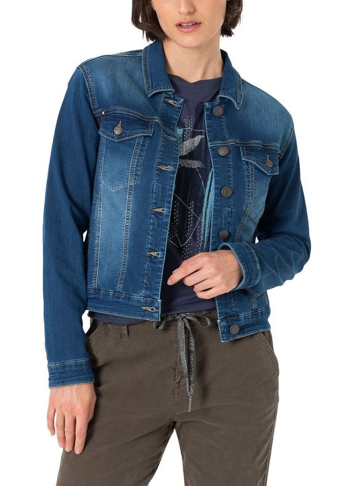 TIMEZONE Outdoorjacke DENIM JACKET mit Stretch von TIMEZONE